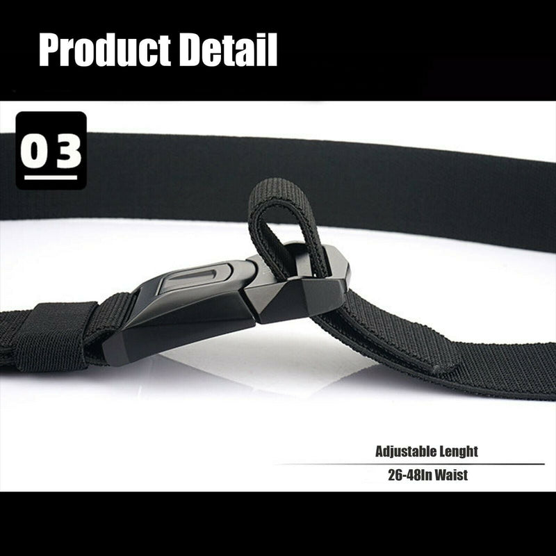 MROCKX™ Canvas Tactical Belt - Quick Release Aluminum Buckle | Survival Army Rigger Waistband tactical belt MROCKX™ 