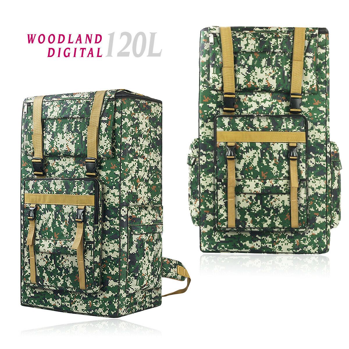 MROYALE™ 120L XL Tactical Outdoor Hiking Backpack | Supersize, MOLLE, Bug Out tactical bag MRoyale™ Jungle Digital 