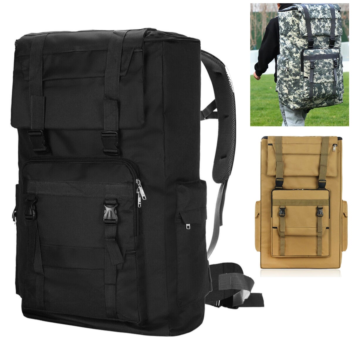MROYALE™ 120L XL Tactical Outdoor Hiking Backpack | Supersize