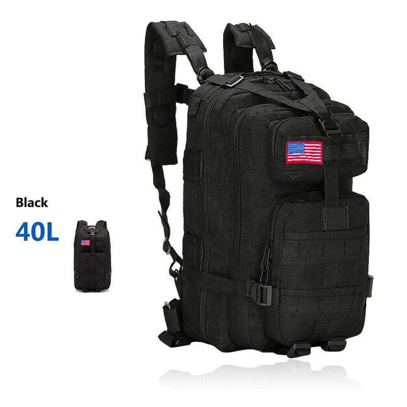MROYALE™ 40L Military Tactical Army Molle Rucksack Assault Backpack tactical bag MRoyale™ Fashion Black 