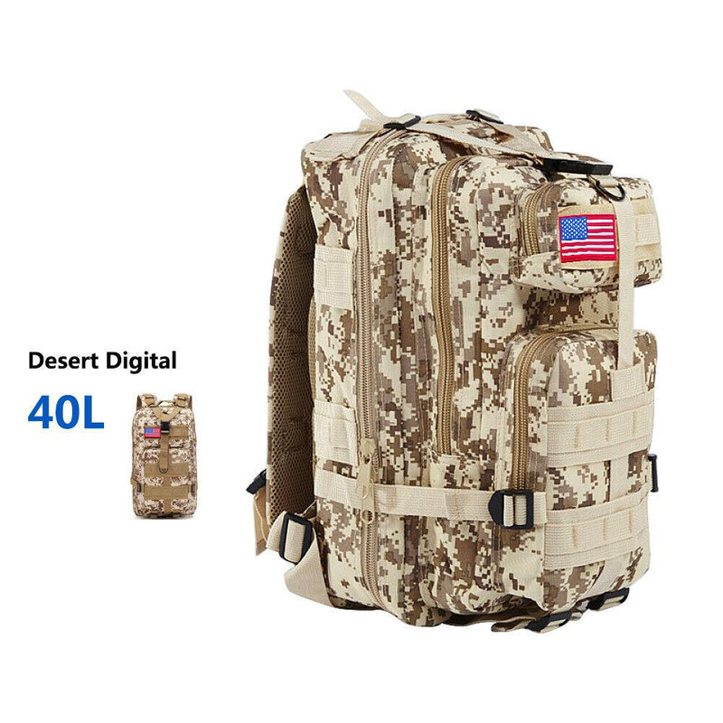 MROYALE™ 40L Military Tactical Army Molle Rucksack Assault Backpack tactical bag MRoyale™ Fashion Digital Desert 