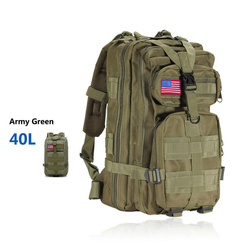 MROYALE™ 40L Military Tactical Army Molle Rucksack Assault Backpack tactical bag MRoyale™ Fashion Green 