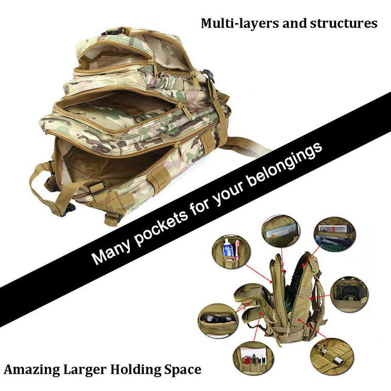 MROYALE™ 40L Military Tactical Army Molle Rucksack Assault Backpack tactical bag MRoyale™ Fashion 