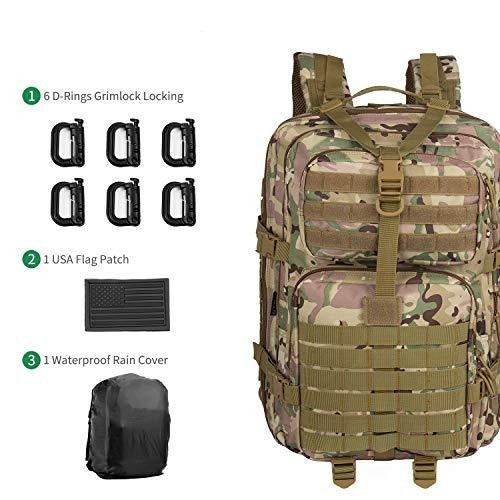 MROYALE™ 45L Tactical Outdoor Hiking Bag | 3 Day Bug Out Army MOLLE Backpack Rucksack Tactical Bag MRoyale™ 