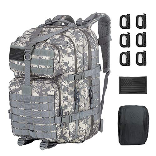 MROYALE™ 45L Tactical Outdoor Hiking Bag | 3 Day Bug Out Army MOLLE Backpack Rucksack Tactical Bag MRoyale™ Acu 