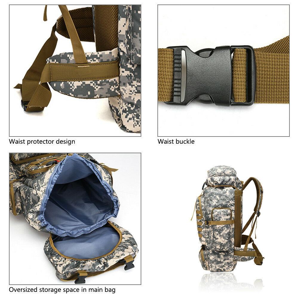 MROYALE™ 80L Outdoor Tactical Bugout Army Molle Rucksack Hiking Backpack tactical bag MRoyale™ 