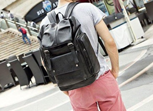 MROYALE™ Faux Leather Laptop Backpack - School, Daypack, Travel backpacks MRoyale™ Fashion 