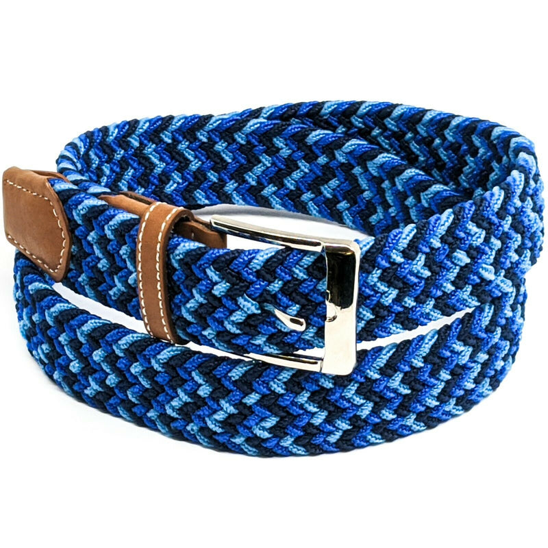 MROYALE™ Braided Canvas Belt | Elastic Stretch, Woven Fabric Men's Belt w/ Metal Buckle mens belts MRoyale™ 