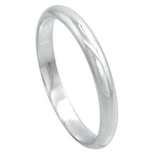 MRoyale™ Genuine Men&#39;s 925 Sterling Silver (2-10mm Thick) men&#39;s ring MRoyale™ Fashion 3 3mm Plain Band 