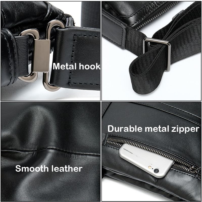 MROYALE™ Men&#39;s 100% Leather Crossbody Shoulder Messenger Satchel Bag messenger bag MRoyale™ Fashion 