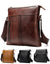 MROYALE™ Men's 100% Leather Crossbody Shoulder Messenger Satchel Bag messenger bag MRoyale™ Fashion Red Coffee 
