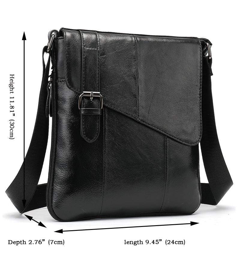 MROYALE™ Men's 100% Leather Crossbody Messenger Satchel Shoulder Bag messenger bag MRoyale™ Fashion 
