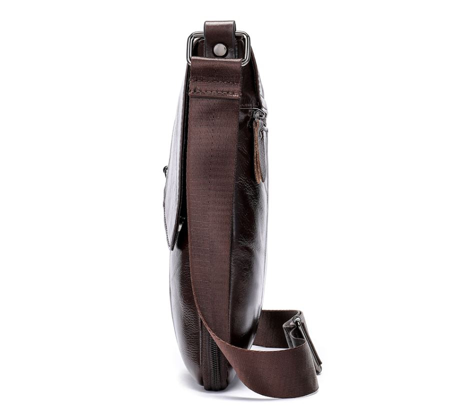 MROYALE™ Men's 100% Leather Crossbody Messenger Satchel Shoulder Bag messenger bag MRoyale™ Fashion 