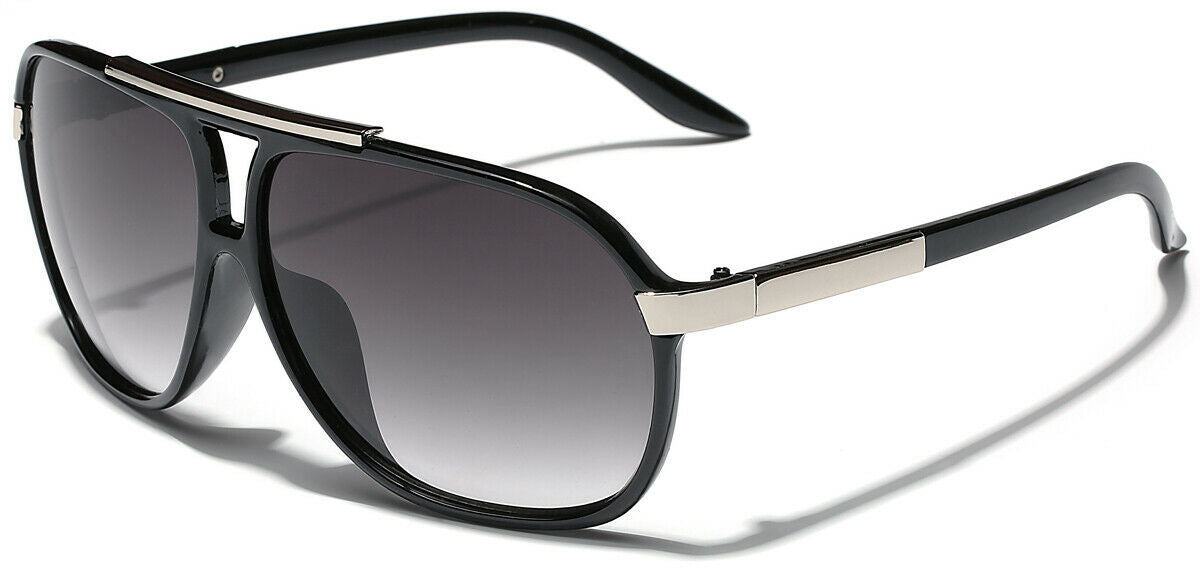 MROYALE™ Men's Aviator Vintage Sunglasses - UV400, Retro Pilot, Polycarbonate Lens sunglasses MRoyale™ Fashion Gradient 