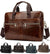 MROYALE™ Men's Briefcase Leather Messenger 14"/15" Laptop Crossbody Bag Messenger Bag MRoyale™ Fashion Coffee 
