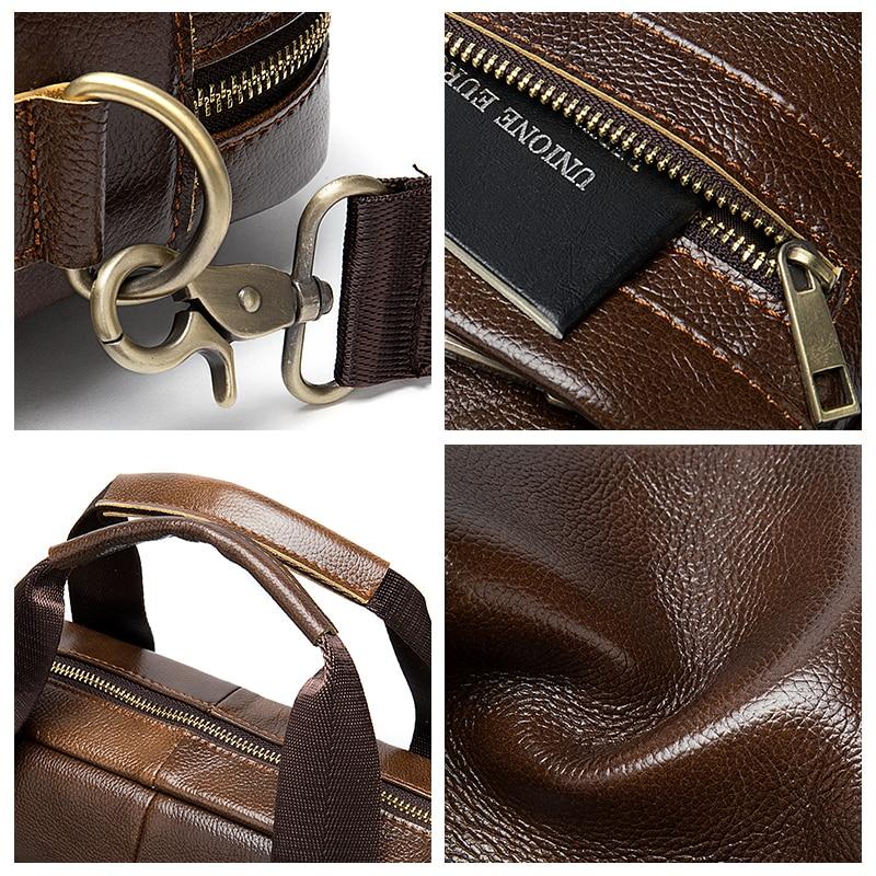 MROYALE™ Men's Briefcase Leather Messenger 14"/15" Laptop Crossbody Bag Messenger Bag MRoyale™ Fashion 