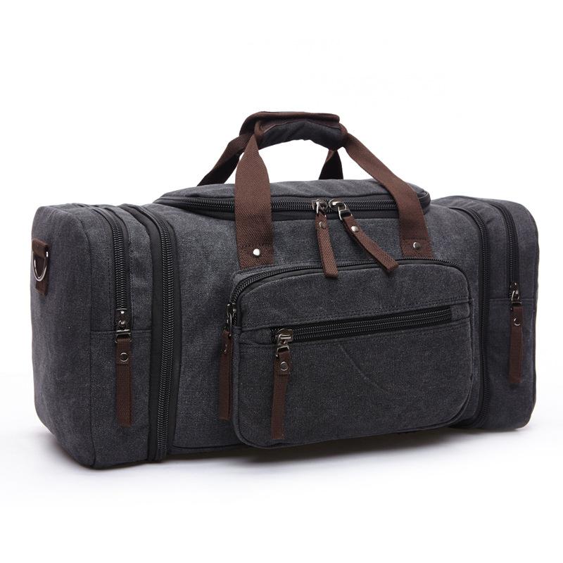 MRoyale™ Men's Canvas Expansion Duffle Weekend Travel Bag Duffle Travel Bag MRoyale™ Fashion 