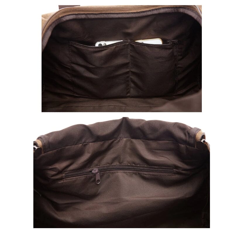 MRoyale™ Men's Canvas Expansion Duffle Weekend Travel Bag Duffle Travel Bag MRoyale™ Fashion 