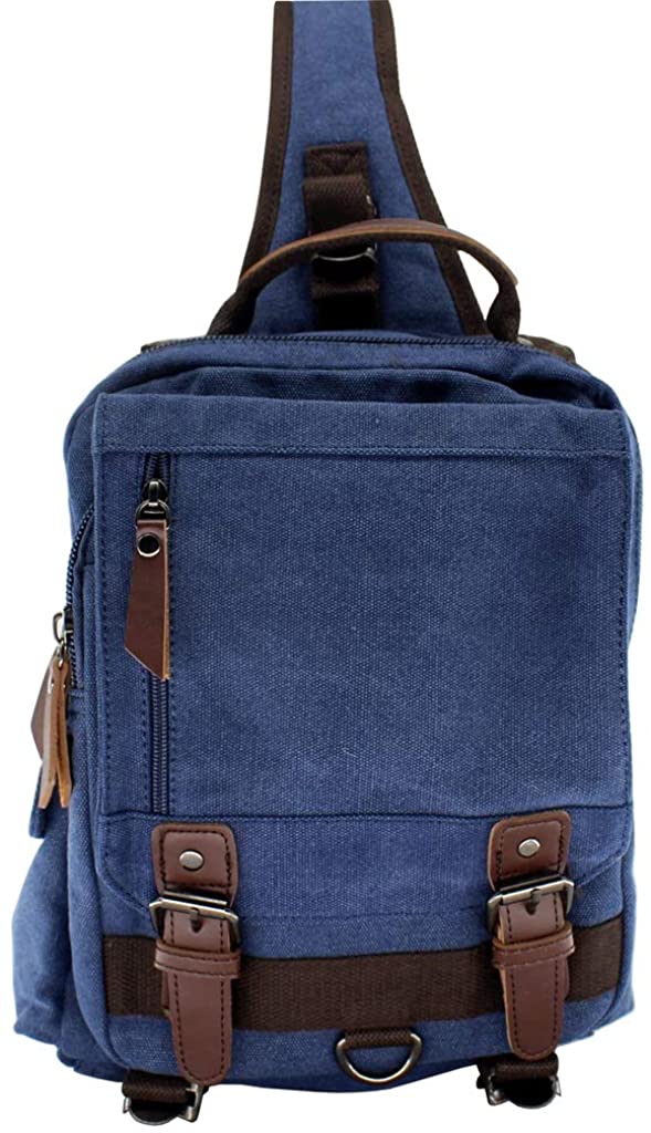 MROYALE™ Mini Sling Canvas Men's Chest Crossbody Shoulder Small Day Bag sling chest bag MRoyale™ Fashion 
