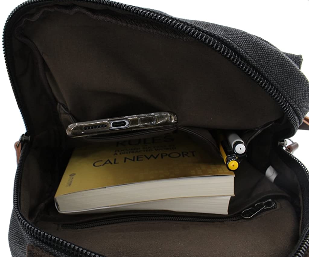 MROYALE™ Mini Sling Canvas Men's Chest Crossbody Shoulder Small Day Bag sling chest bag MRoyale™ Fashion 