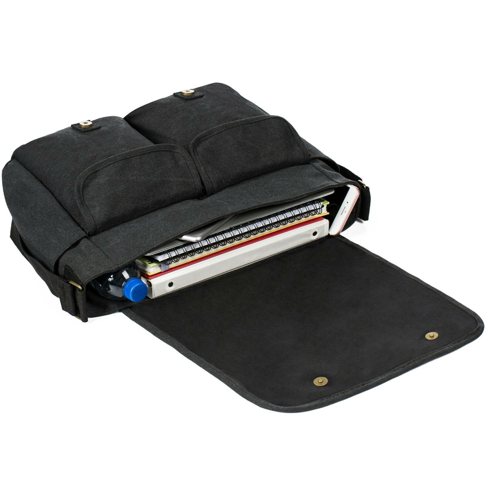 MROYALE™ Men's Canvas Vintage Crossbody Laptop Messenger Satchel Bag crossbody MRoyale™ Fashion 