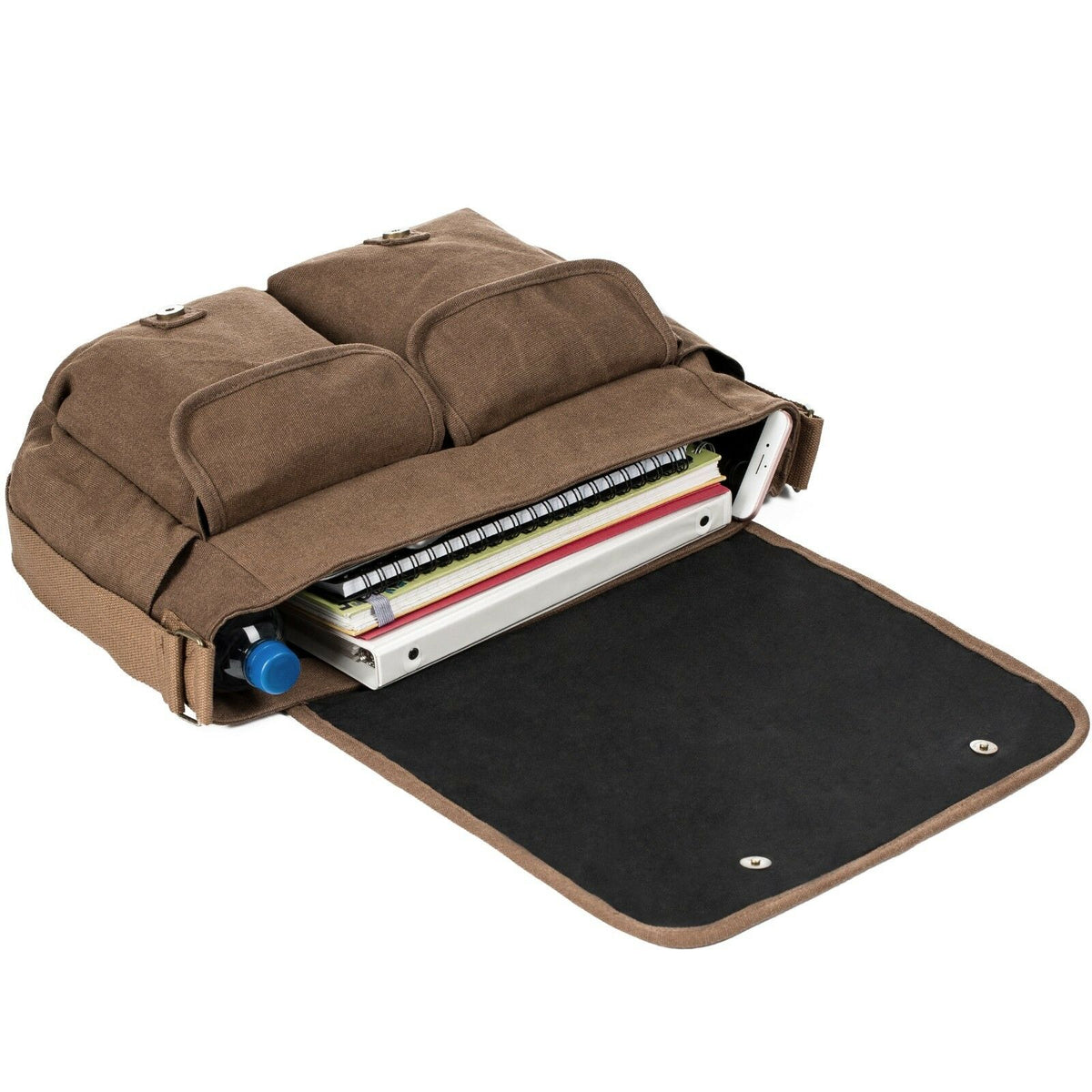 MROYALE™ Men&#39;s Canvas Vintage Crossbody Laptop Messenger Satchel Bag crossbody MRoyale™ Fashion 