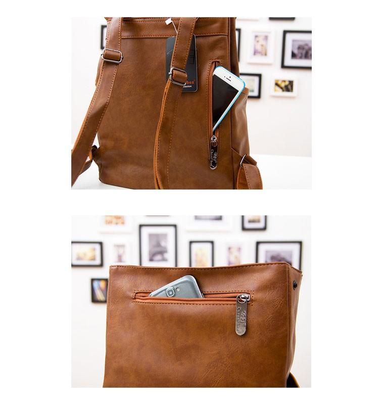 3BX™ Urban Men&#39;s Faux Leather Business/School Tablet Backpack Backpacks 3BX™ Urban 