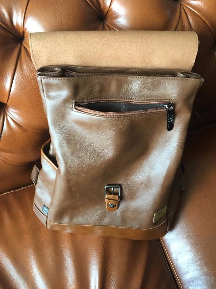 3BX™ Urban Men's Faux Leather Business/School Tablet Backpack Backpacks 3BX™ Urban 