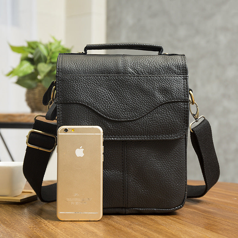 MRoyale™ Men&#39;s Leather 8&quot; Crossbody Sling Messenger Chest Satchel Tablet Bag MRoyale™ 