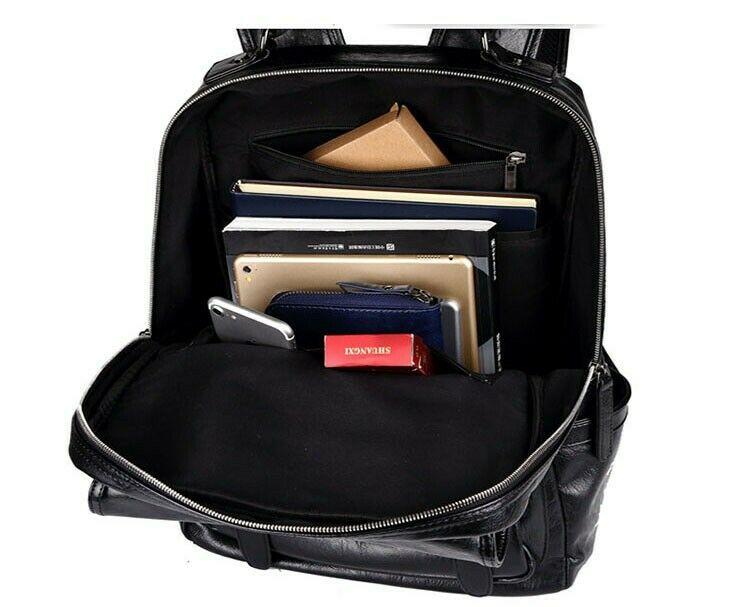 MROYALE™ Men&#39;s Leather iPad/Tablet Backpack - Travel, School, Day Trips backpack MRoyale™ Fashion 