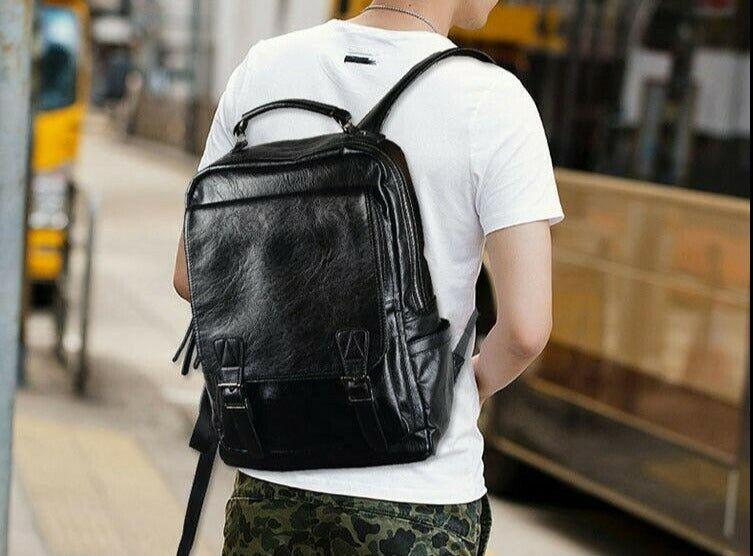 MROYALE™ Men&#39;s Leather iPad/Tablet Backpack - Travel, School, Day Trips backpack MRoyale™ Fashion 