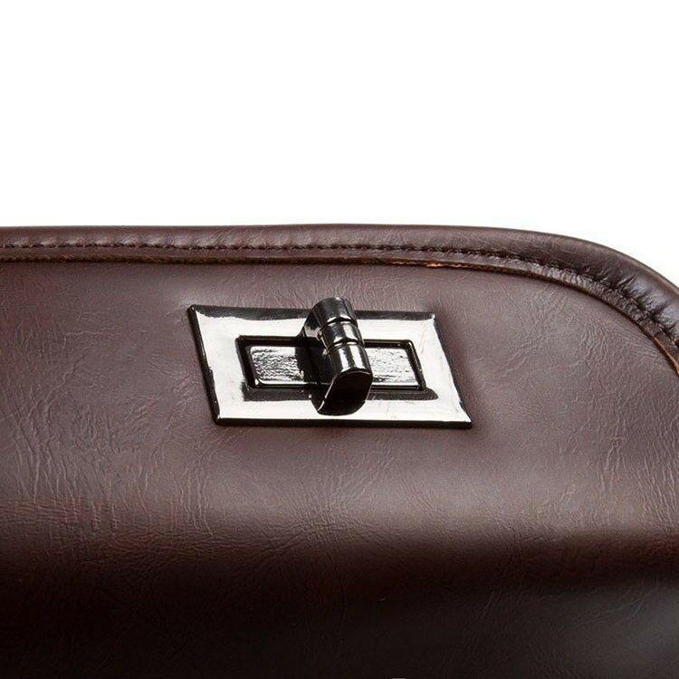 MRoyale™ Men&#39;s Leather Briefcase Messenger Crossbody Satchel Bag messenger bag MRoyale™ 