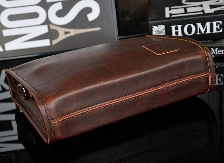 MRoyale™ Men&#39;s Leather Briefcase Messenger Crossbody Satchel Bag messenger bag MRoyale™ 