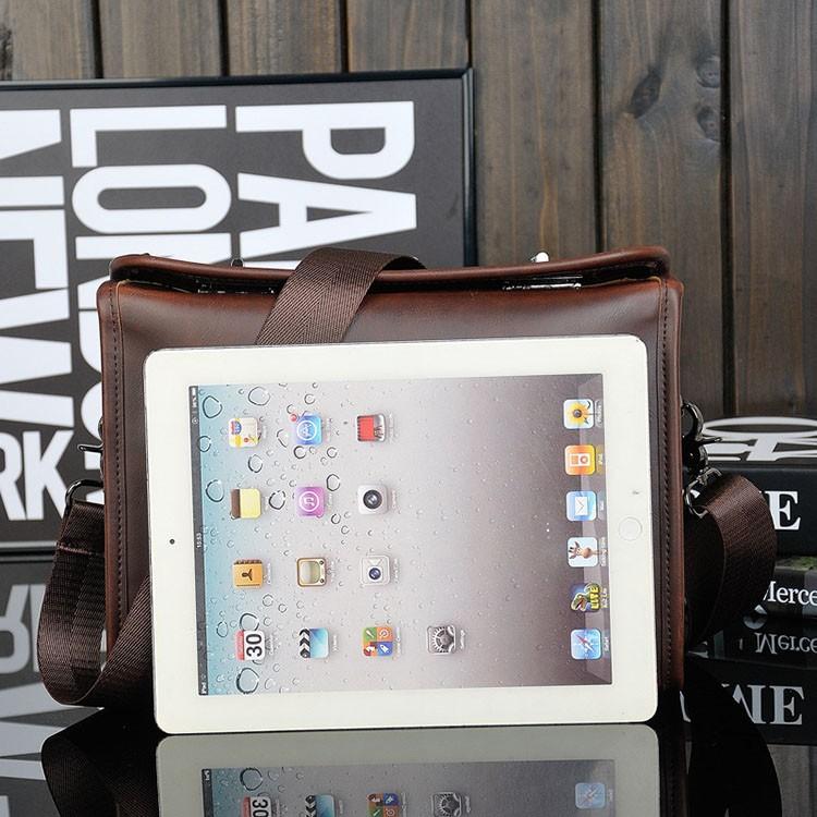 MRoyale™ Men&#39;s Leather Briefcase Messenger Crossbody Satchel Bag messenger bag MRoyale™ 