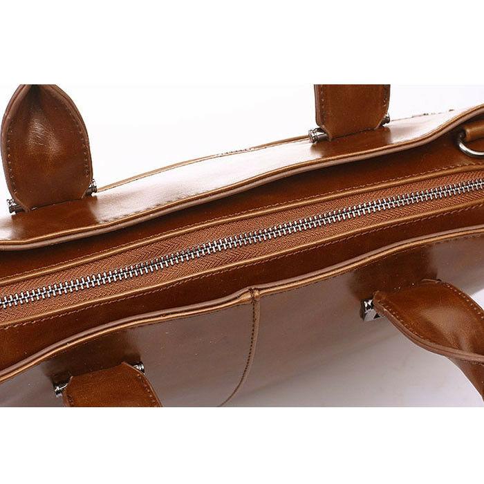 MROYALE™ Leather Briefcase Crossbody Messenger Bag - Laptop Handbag messenger bag MRoyale™ Fashion 