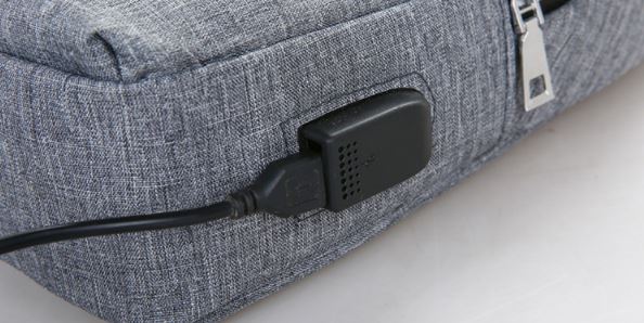 MROYALE™ Mini Sling Men&#39;s Oxford USB Chest Crossbody Shoulder Day Bag sling chest bag MRoyale™ Fashion 