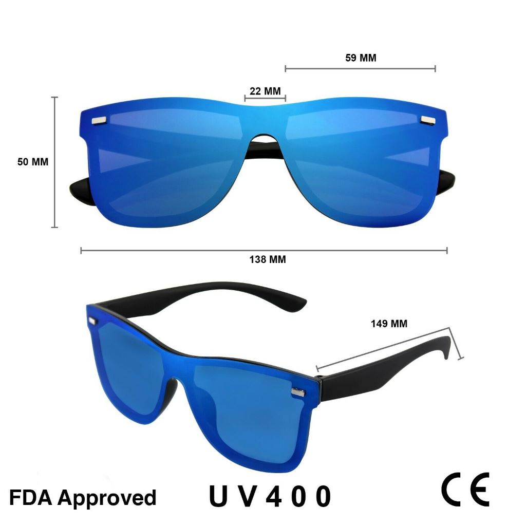 MRoyale™ Men's Rimless Mirrored Sunglasses sunglasses MRoyale™ Fashion 