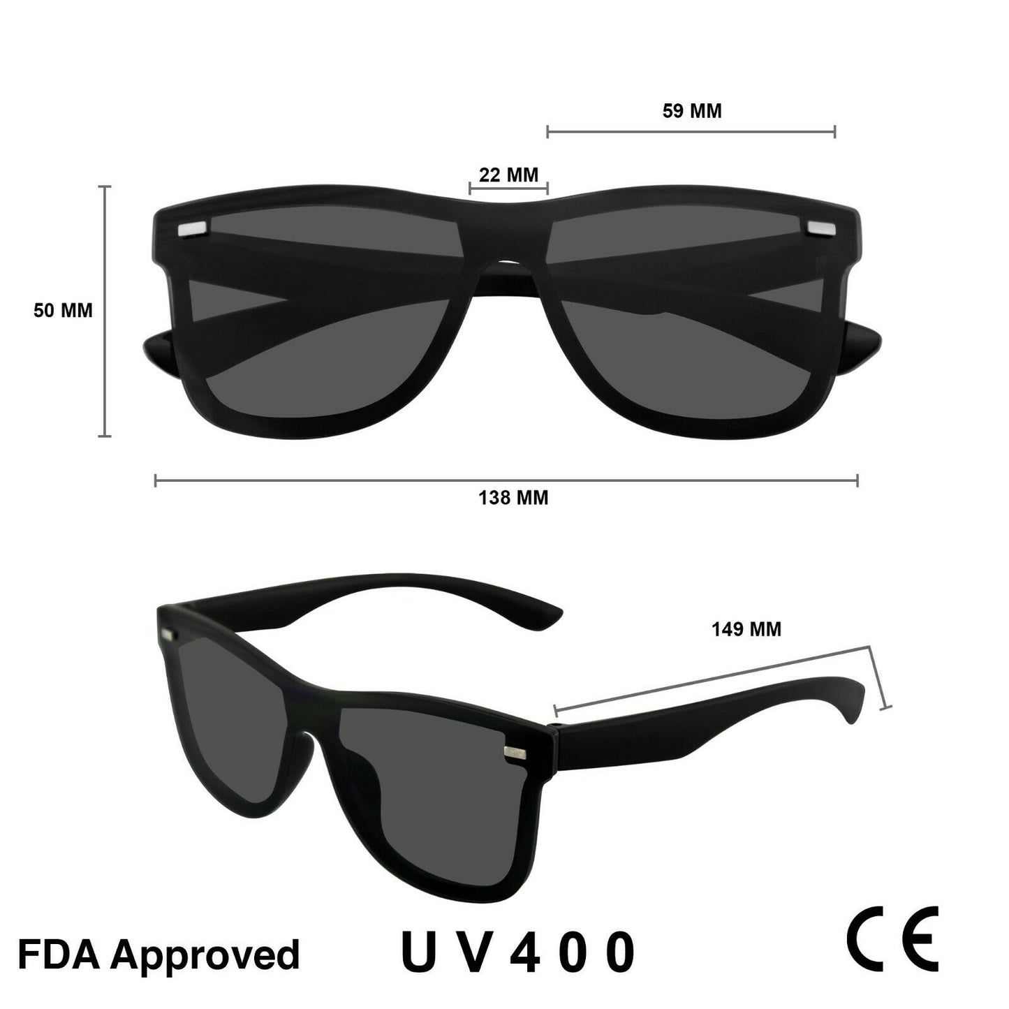 MRoyale™ Men's Rimless Mirrored Sunglasses sunglasses MRoyale™ Fashion 
