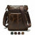 MRoyale™ Men's Small Leather Crossbody Messenger Bag | Handbag, Purse, Satchel sling chest bag MRoyale™ Coffee 
