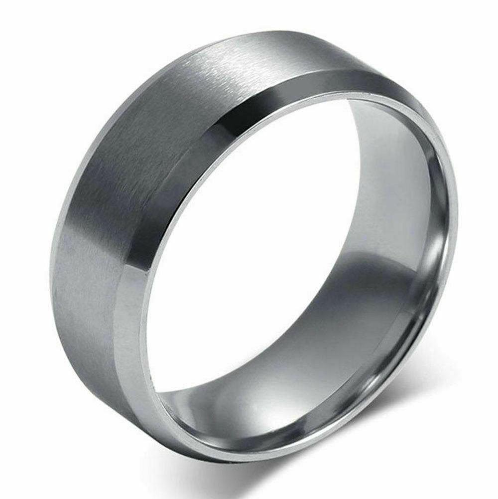 Blue Camo Stainless Steel Wedding Ring | Six Shooter Gifts
