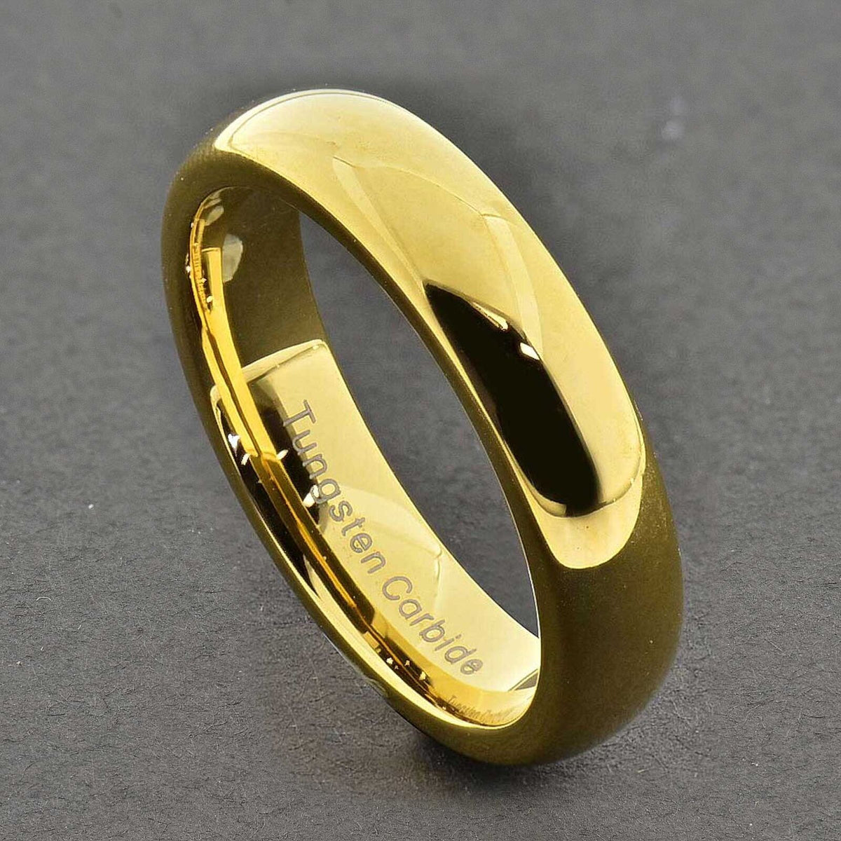 MRoyale™ Men&#39;s Tungsten Carbide Silver/Gold Ring - 18k Gold Plated (2-8mm Thick) men&#39;s ring MRoyale™ 