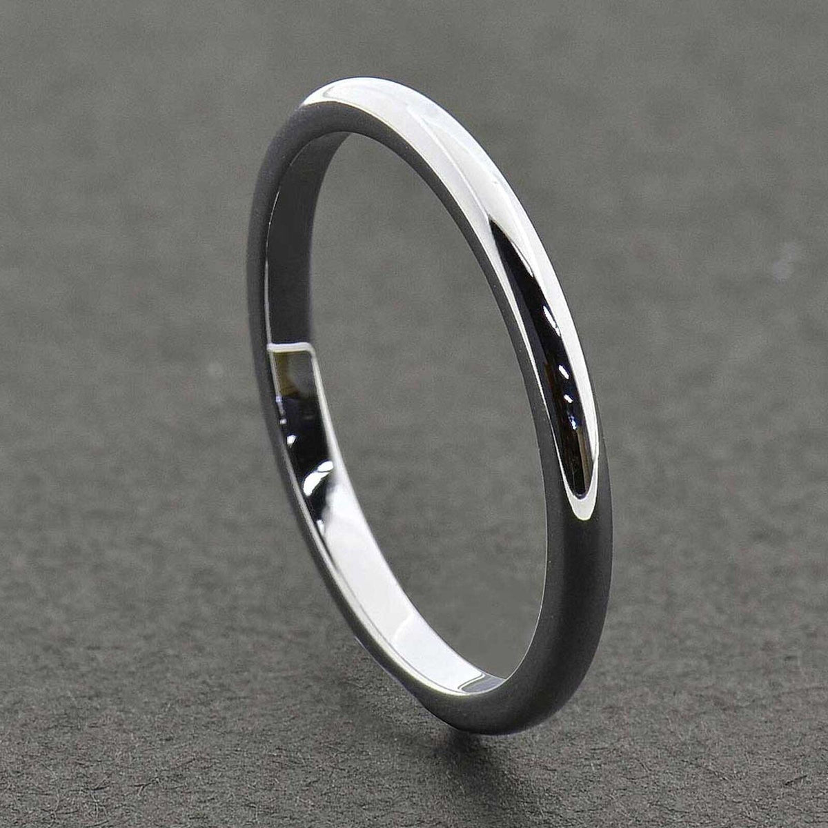 MRoyale™ Men&#39;s Tungsten Carbide Silver/Gold Ring - 18k Gold Plated (2-8mm Thick) men&#39;s ring MRoyale™ size 10 Tungsten 2mm-Silver 