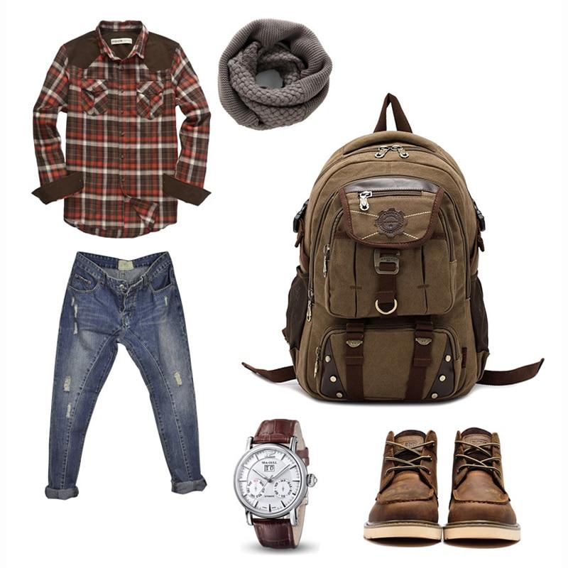 MROYALE™ Men&#39;s Unique Vintage Canvas Traveller Backpack Backpacks MRoyale™ Fashion 