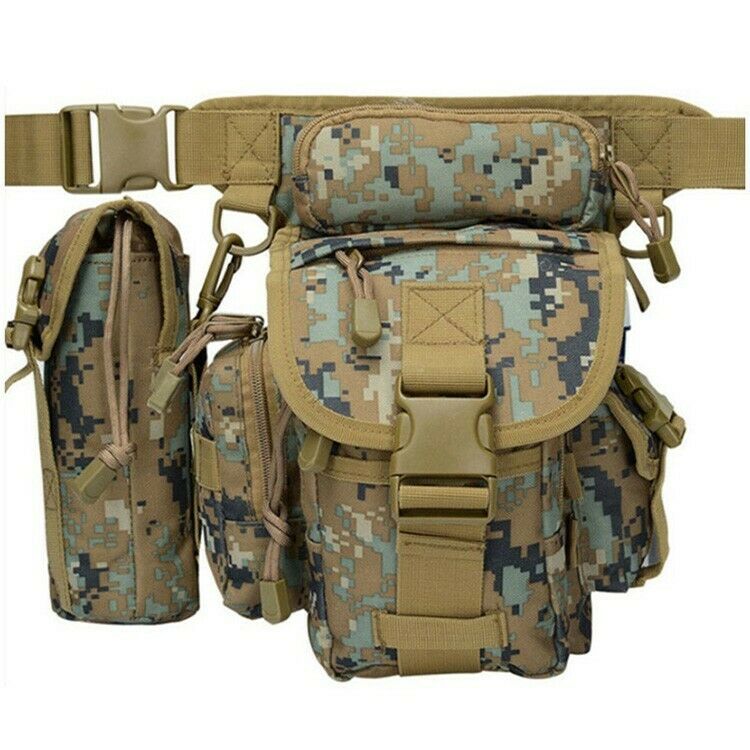MROYALE™ Tactical Drop Leg Utility Pouch - Military Thigh Outdoor/Hiking/Camping Pack tactical bag MRoyale™ Fashion Forest Camouflage 