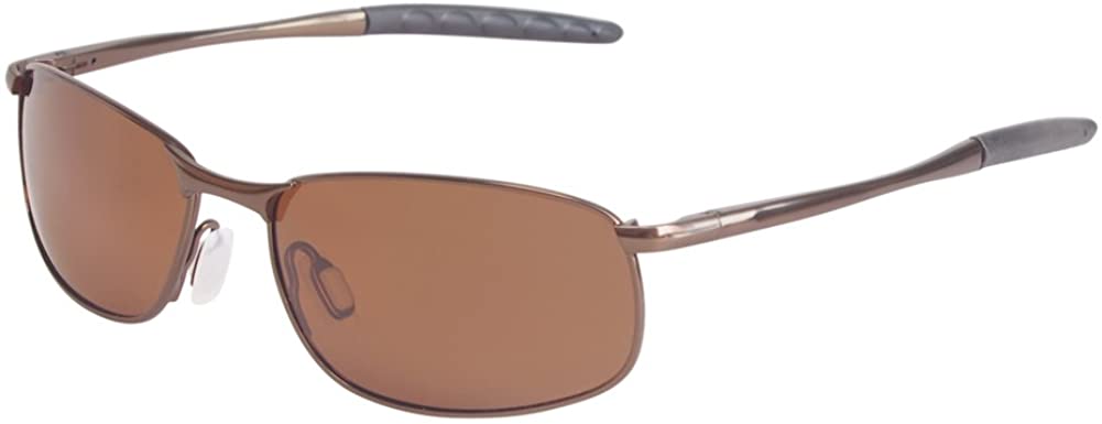 MROYALE™ 2-Pack Polarized 'Curve Wrap' Metal Sunglasses - Men's Sports, UV400, Case Sunglasses MROYALE™ 
