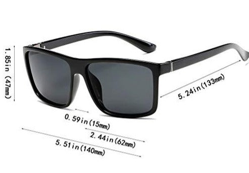 MROYALE™ Rectangular Vintage Polarized Sunglasses | Men's TAC UV400 Classic Style Sunglasses MROYALE™ 
