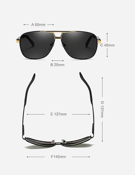 MROYALE Pro™ Men&#39;s Aviator Polarized Vintage Sunglasses - UV400 sunglasses MRoyale™ Fashion 