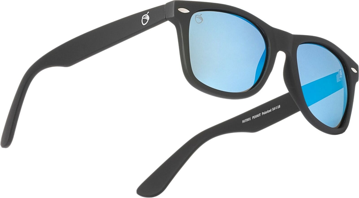 MRoyale™ Pro Men&#39;s Polarized Retro Sunglasses sunglasses MRoyale™ Fashion Black | Blue Mirror Lens 