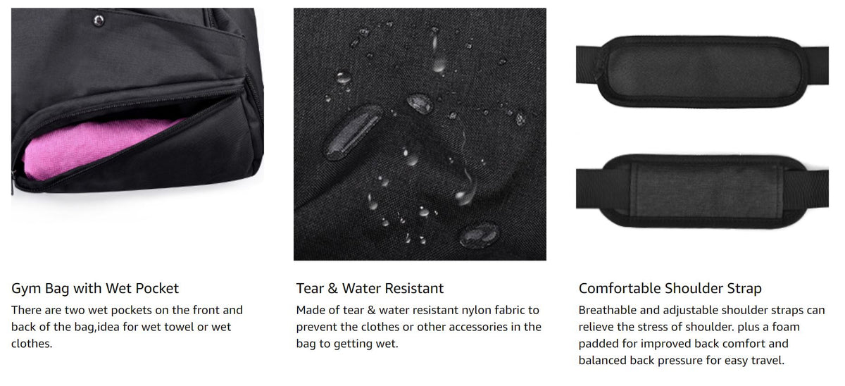 NBLX™ Men&#39;s Large Gym Travel Duffle Weekend Bag w/ Shoe Storage Duffle Travel Bag NBLX™ 