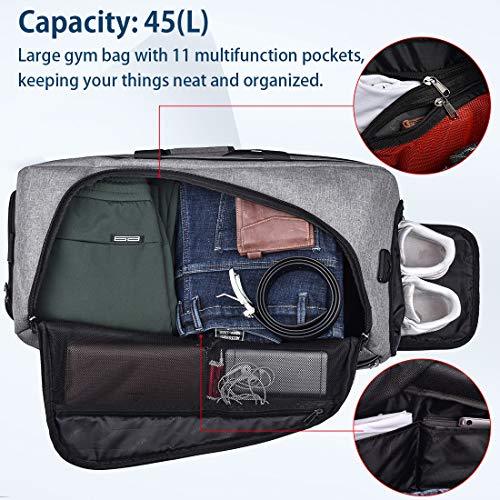 NBLX™ Men's Large Gym Travel Duffle Weekend Bag w/ Shoe Storage Duffle Travel Bag NBLX™ 